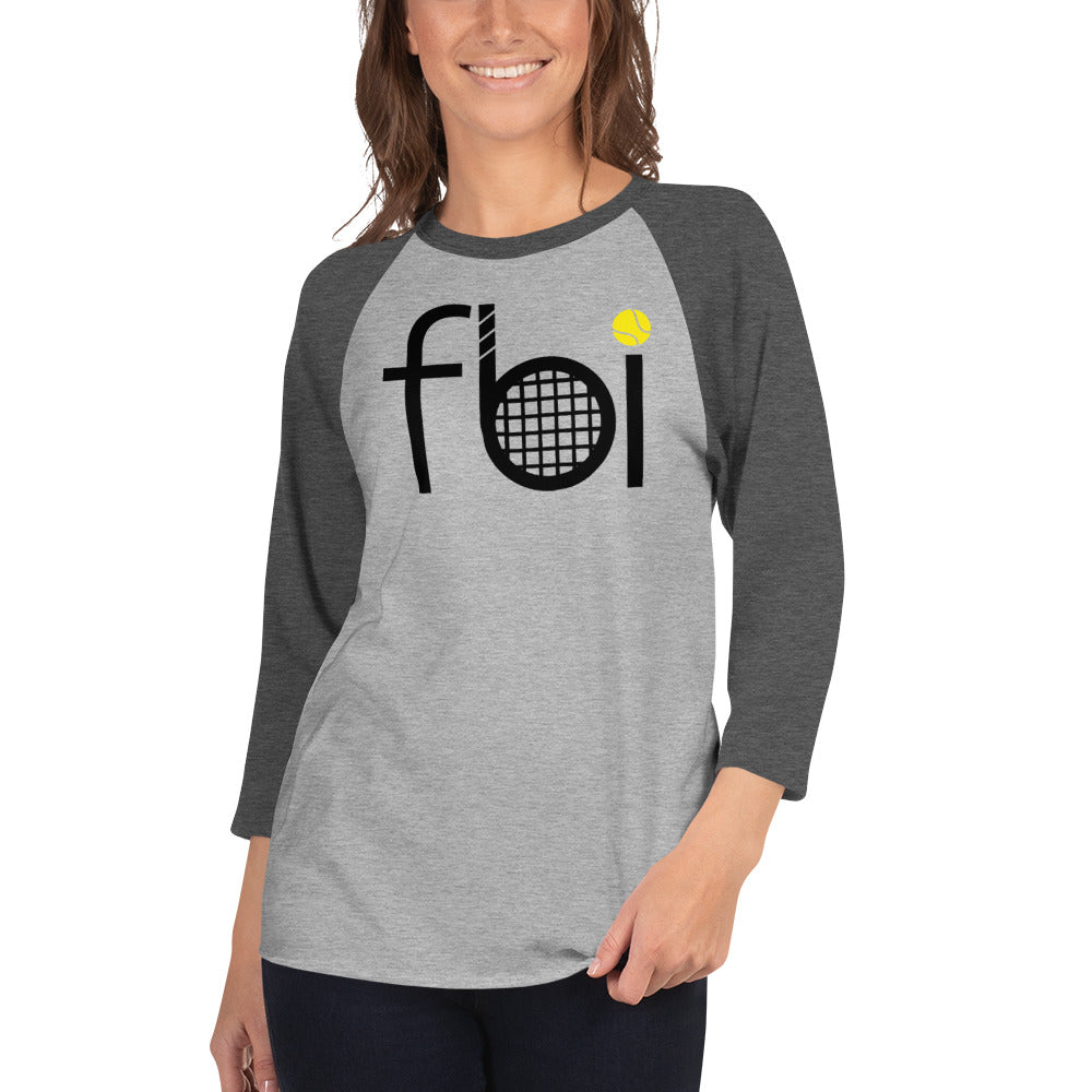 3/4 sleeve raglan shirt