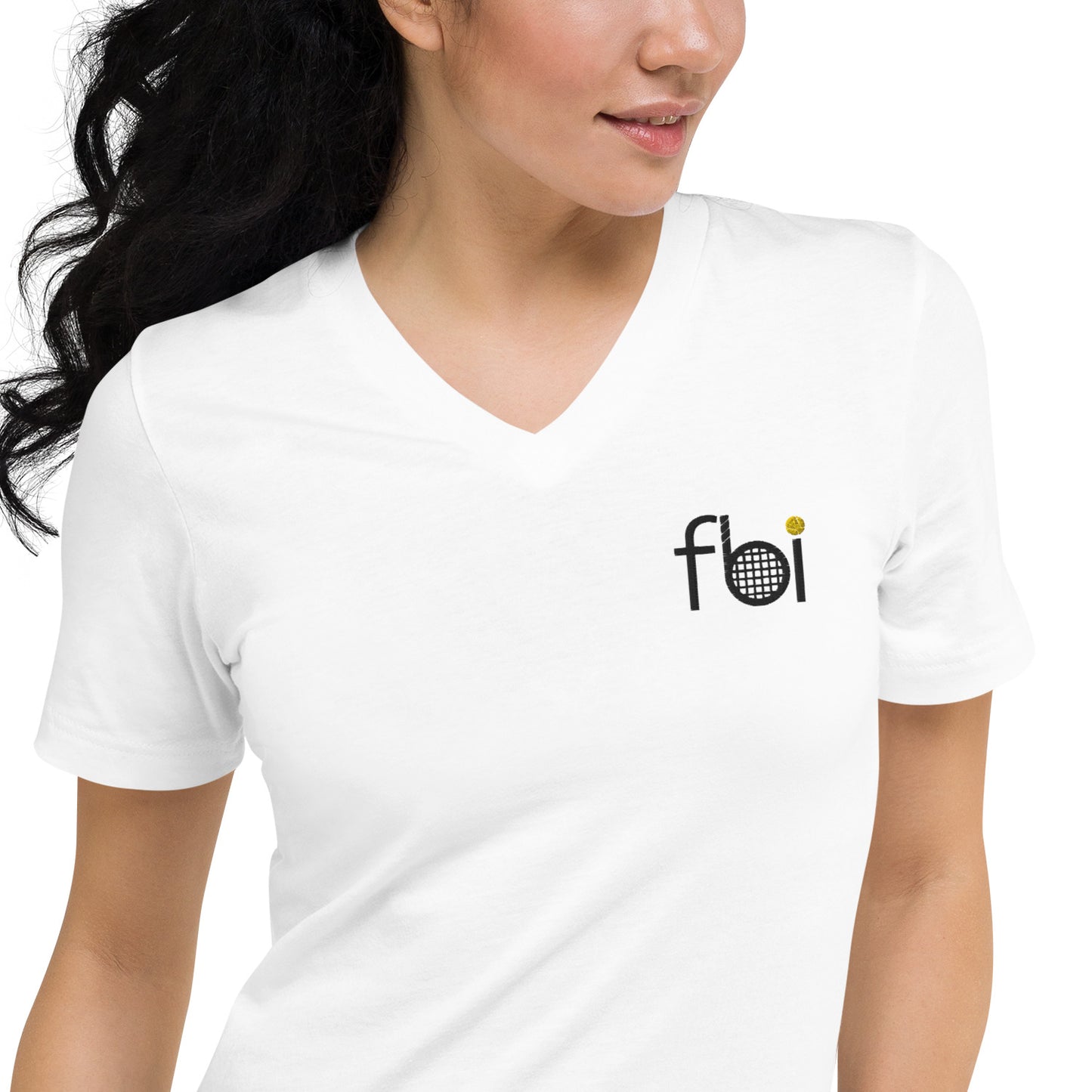 Unisex Short Sleeve V-Neck T-Shirt